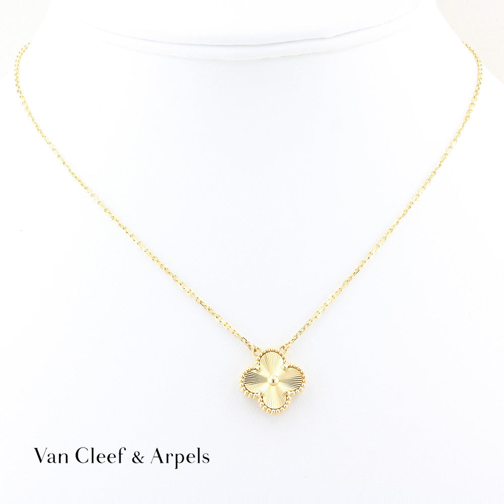 Van Cleef and Arpels Alhambra Yellow Gold Necklace