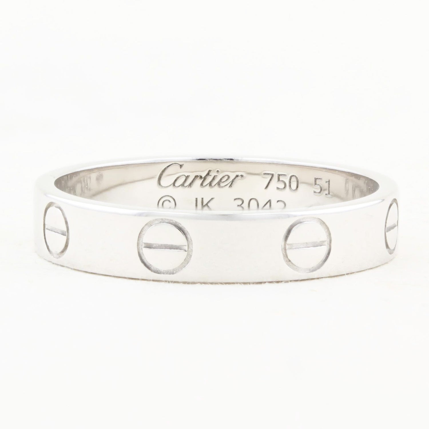 Cartier White Gold SM Love Ring
