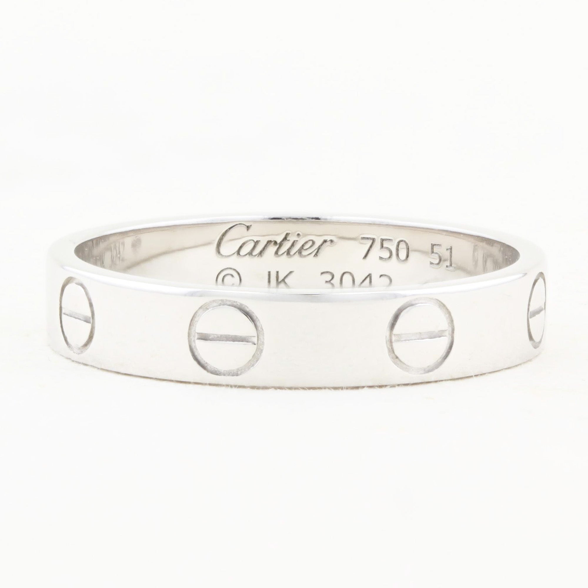 Cartier White Gold SM Love Ring