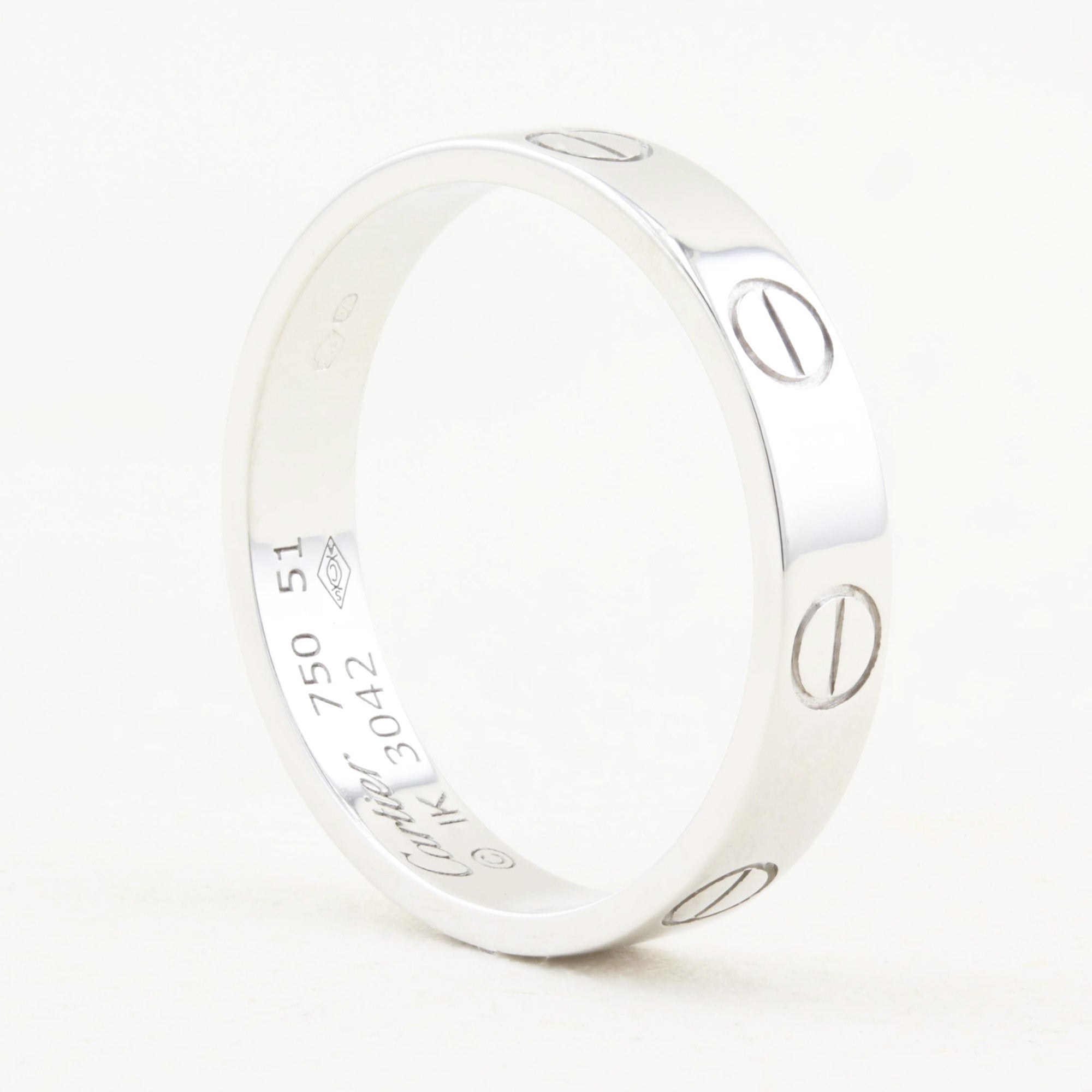 Cartier White Gold SM Love Ring