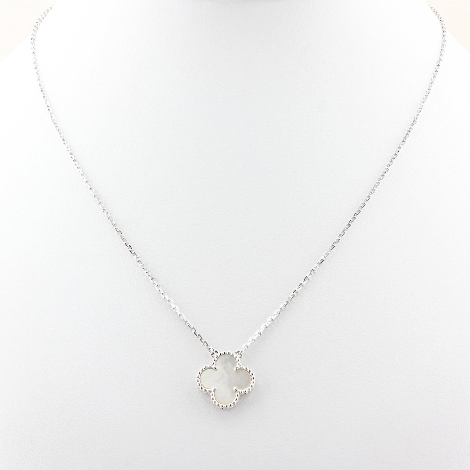 Van Cleef &amp; Arpels Mother of Pearl Alhambra Necklace