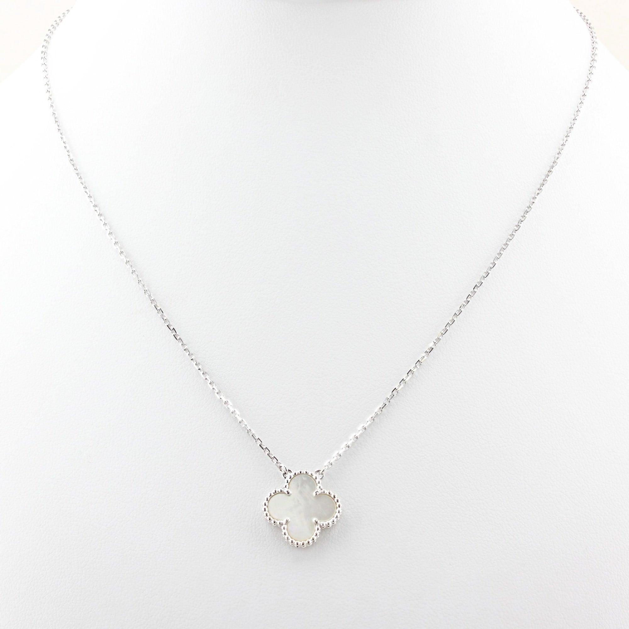 Van Cleef &amp; Arpels Mother of Pearl Alhambra Necklace