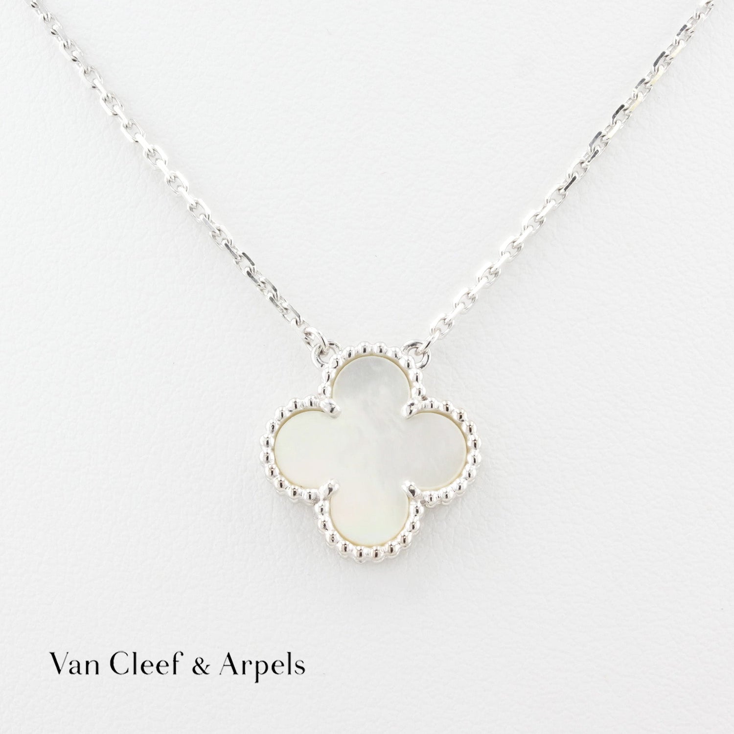Van Cleef &amp; Arpels Mother of Pearl Alhambra Necklace