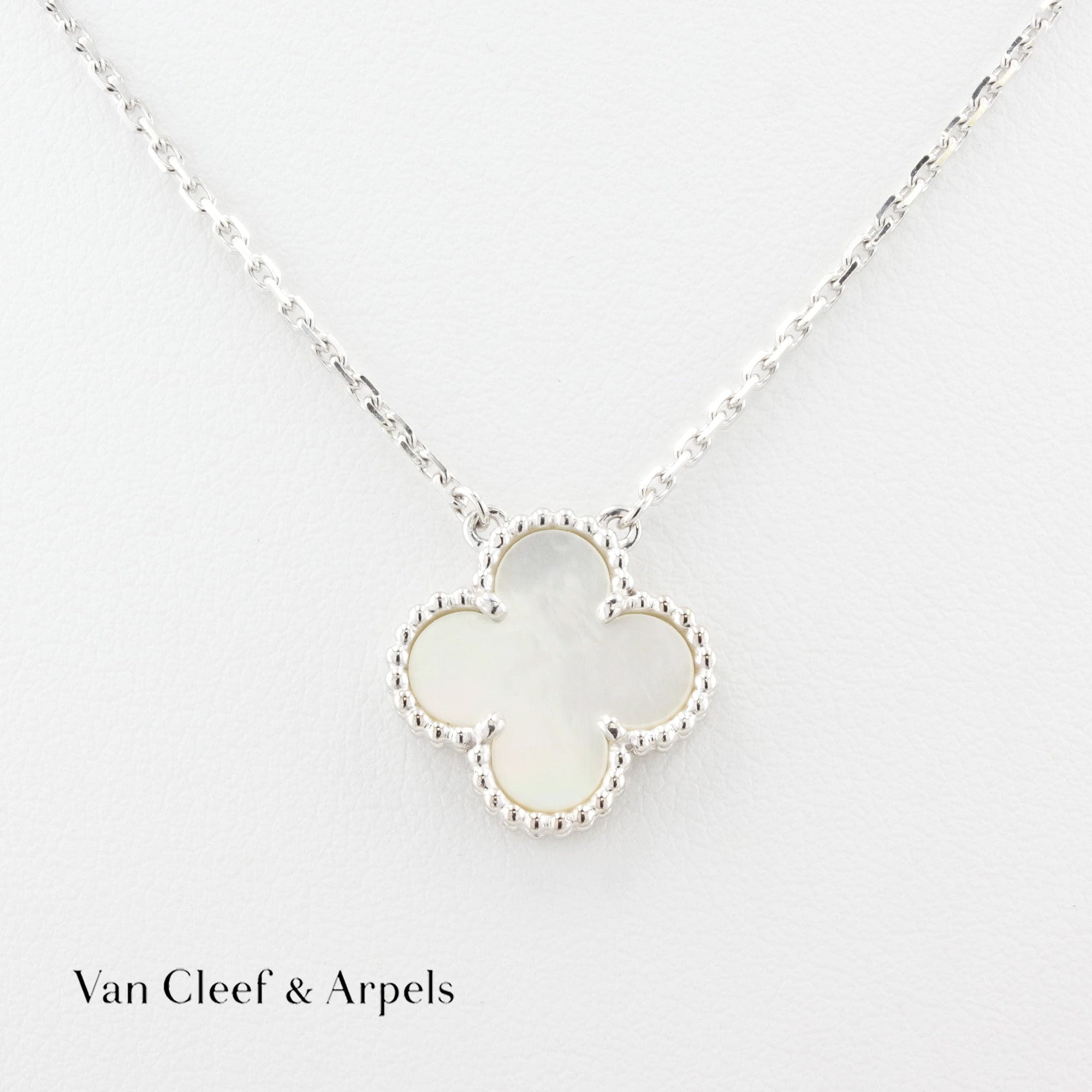 Van Cleef &amp; Arpels Mother of Pearl Alhambra Necklace