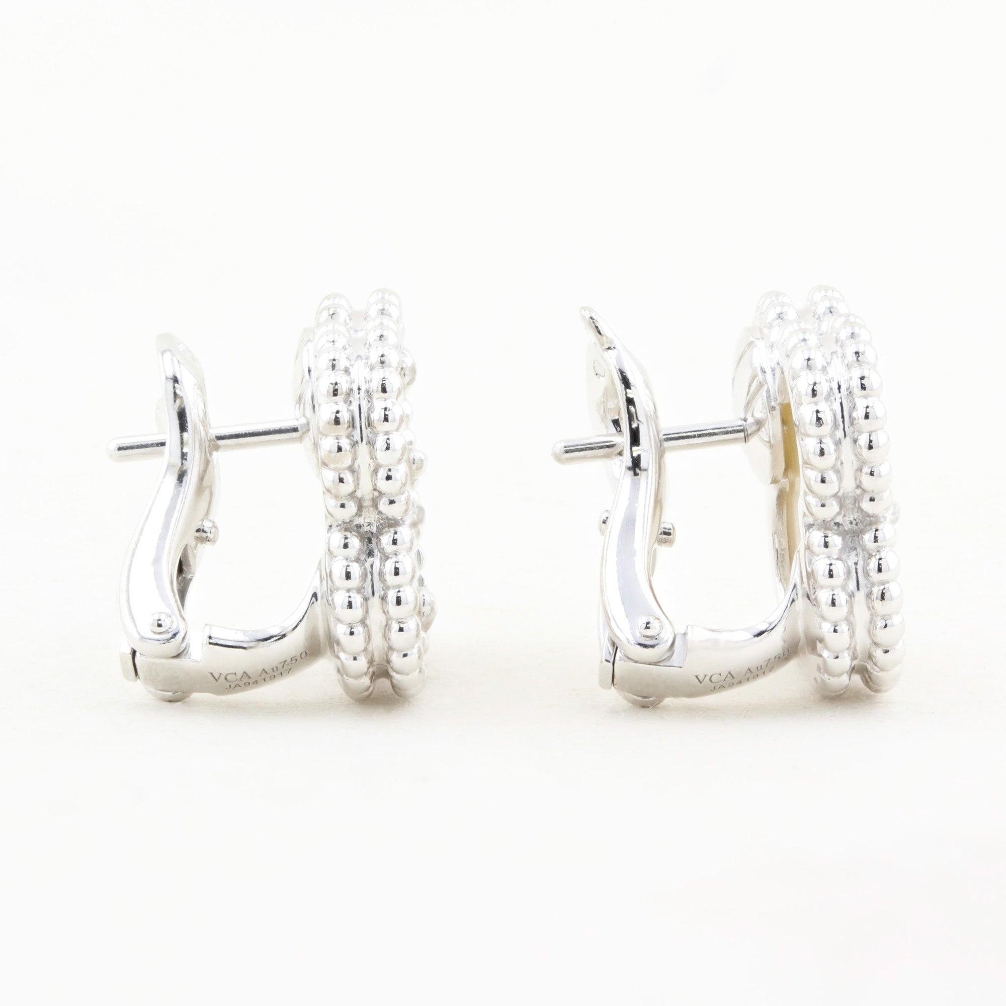 Van Cleef &amp; Arpels Mother of Pearl Alhambra Earrings