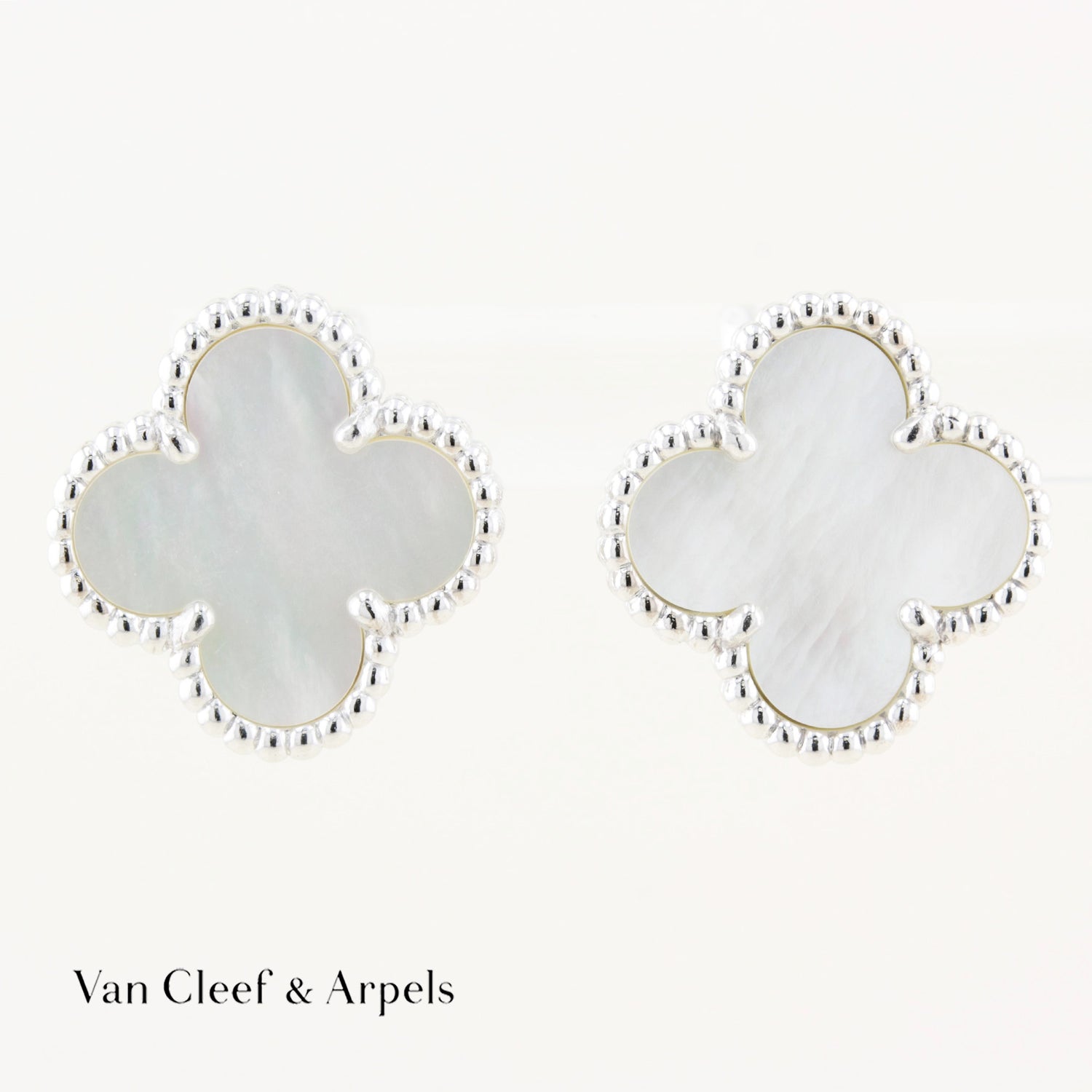Van Cleef &amp; Arpels Mother of Pearl Alhambra Earrings