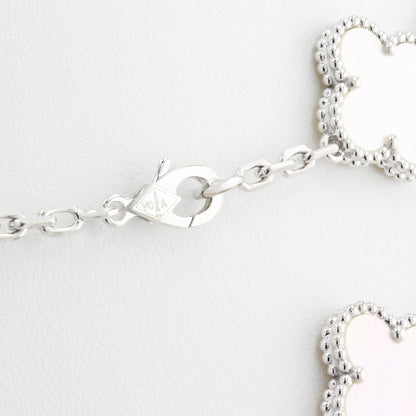 Van Cleef &amp; Arpels Mother of Pearl 20 Motif Alhambra Necklace