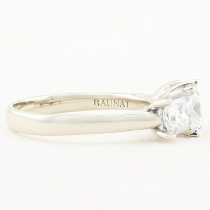Princess Cut Diamond Three Stone Ring