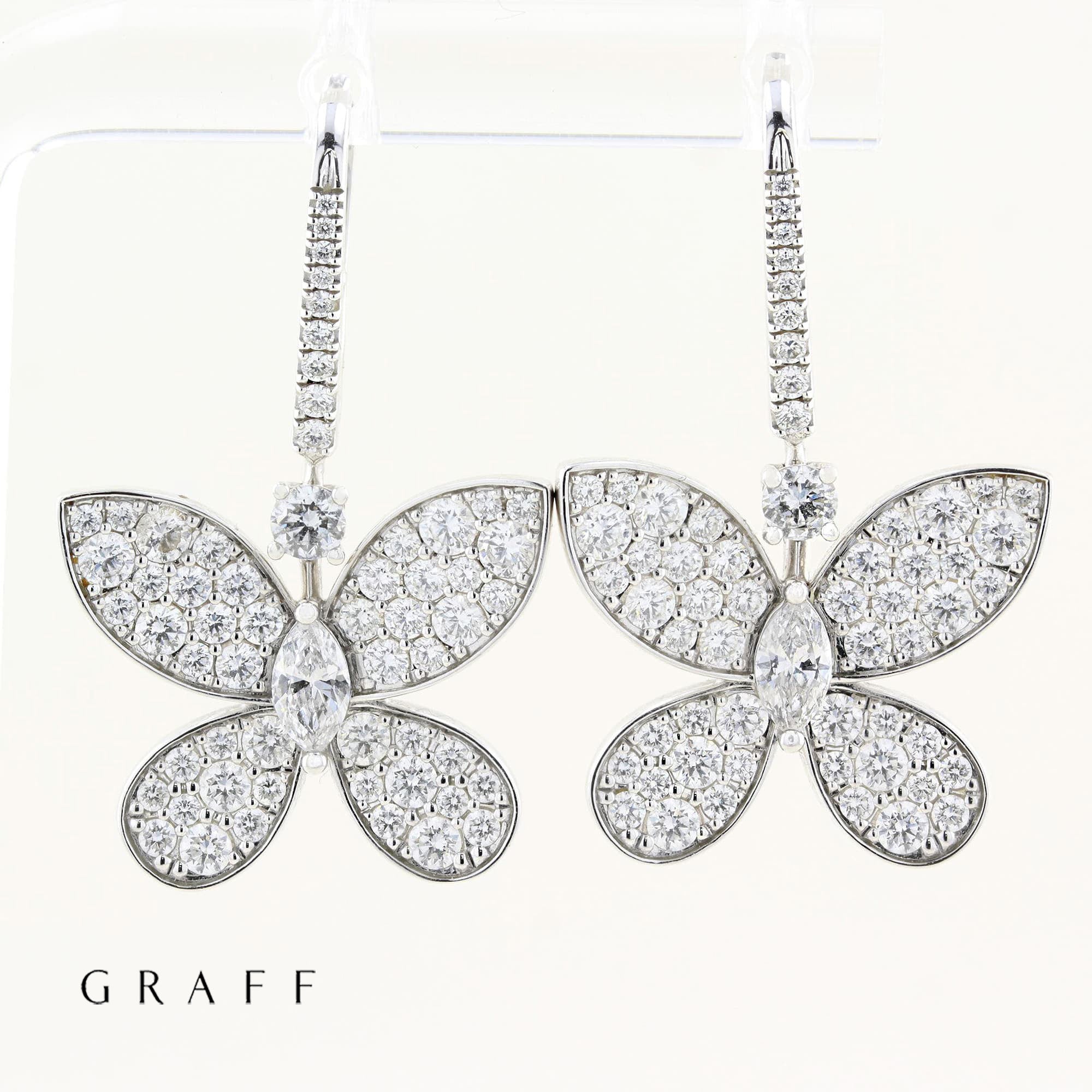 Graff Butterfly Diamond Earrings