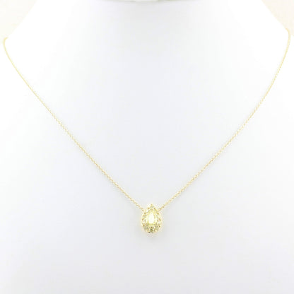 Graff Yellow Diamond Halo Pendant