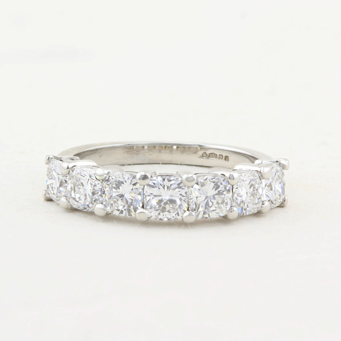 2.00ct Cushion Cut Diamond Seven Stone Ring