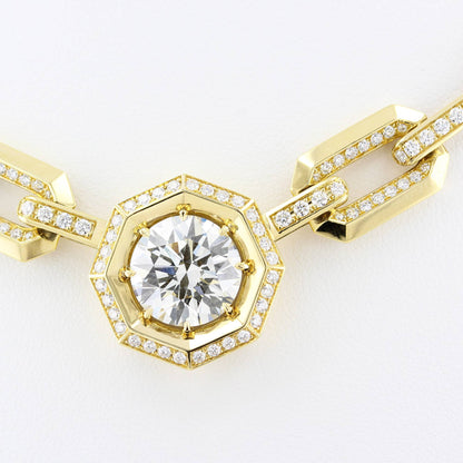 5.01ct Diamond Paperclip Chain Necklace