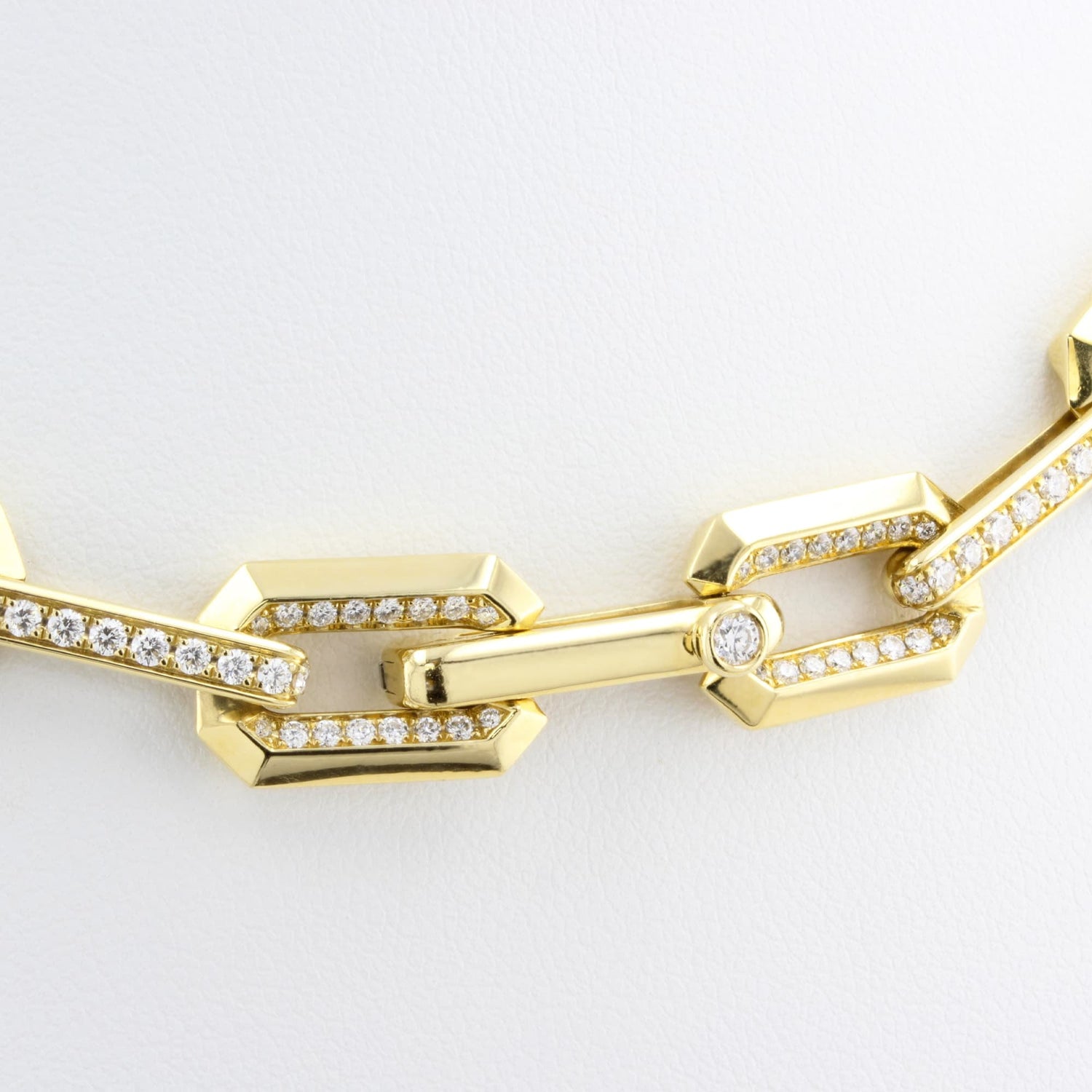 5.01ct Diamond Paperclip Chain Necklace