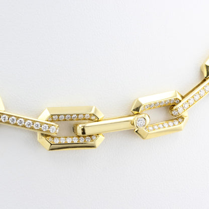 5.01ct Diamond Paperclip Chain Necklace