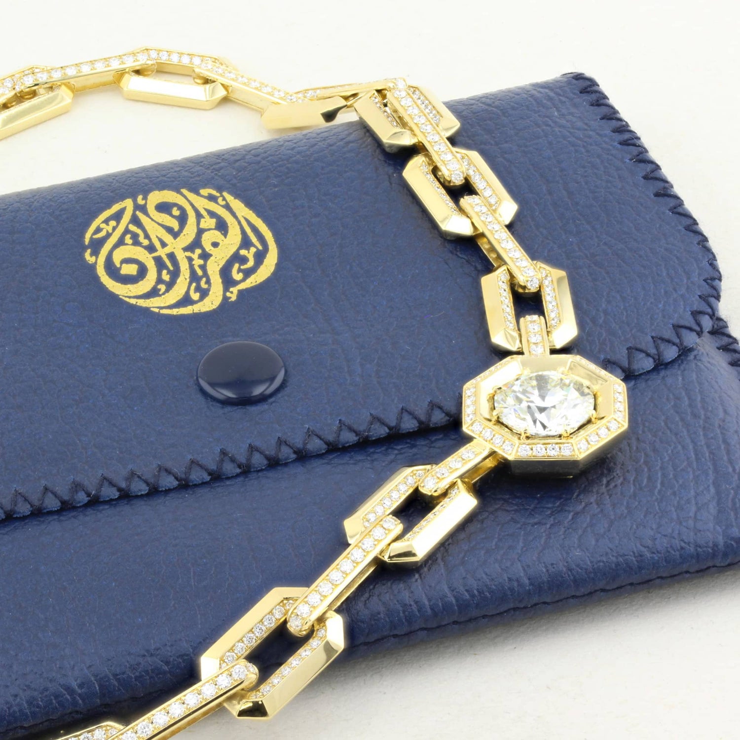 5.01ct Diamond Paperclip Chain Necklace