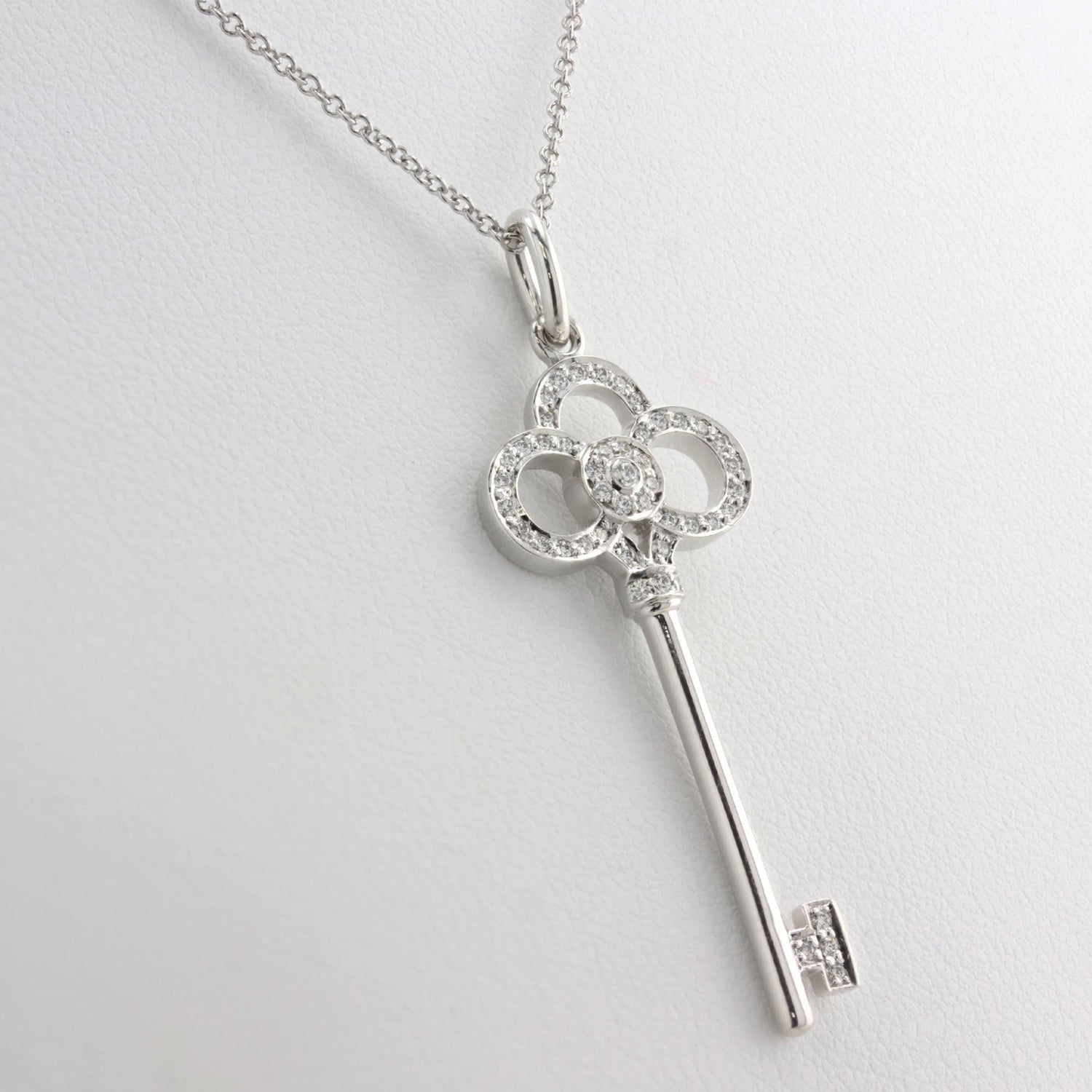 Tiffany &amp; Co. Diamond Crown Key Pendant