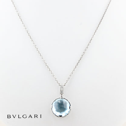 Bulgari Parentesi Cocktail Topaz Diamond Necklace