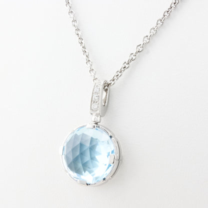 Bulgari Parentesi Cocktail Topaz Diamond Necklace
