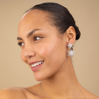 Picchiotti Diamond Star Drop Earrings