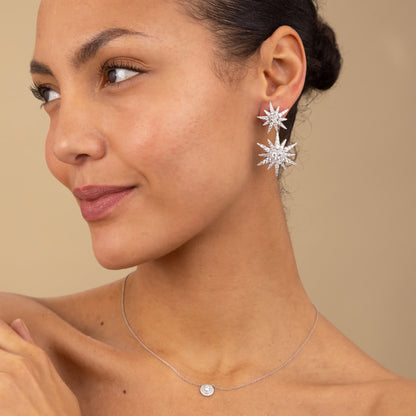 Picchiotti Diamond Star Drop Earrings