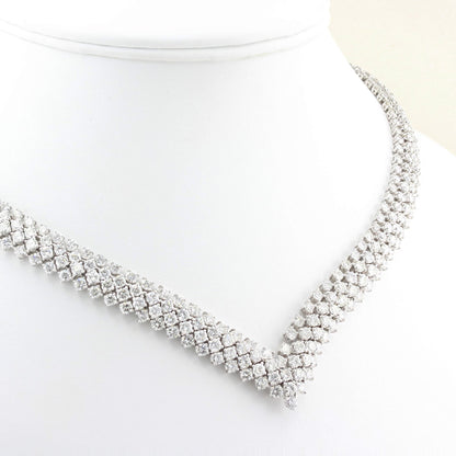 30.00ct Four Row Diamond Necklace