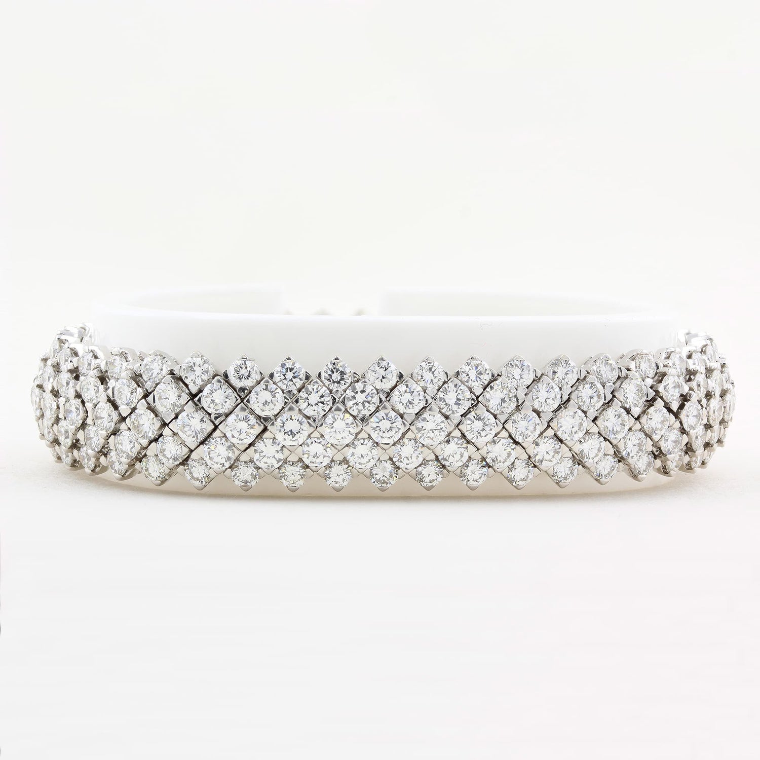 Five Row 25.00ct Diamond Bracelet