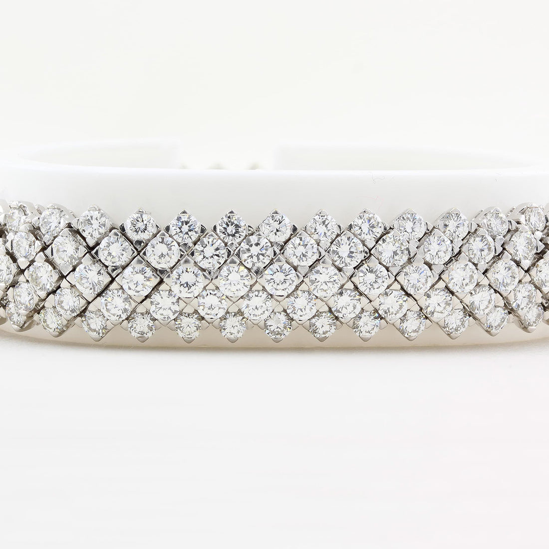 Five Row 25.00ct Diamond Bracelet