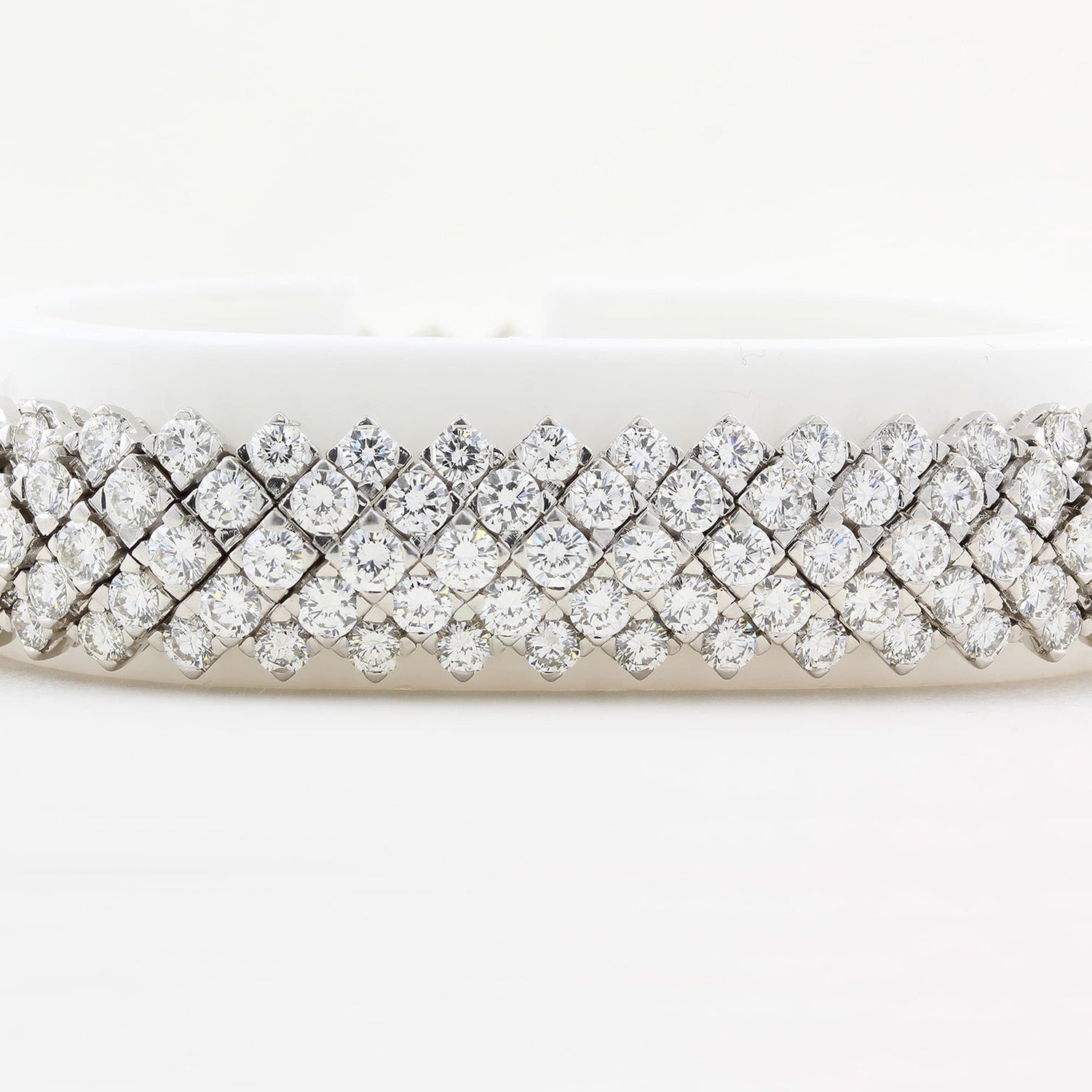 Five Row 25.00ct Diamond Bracelet