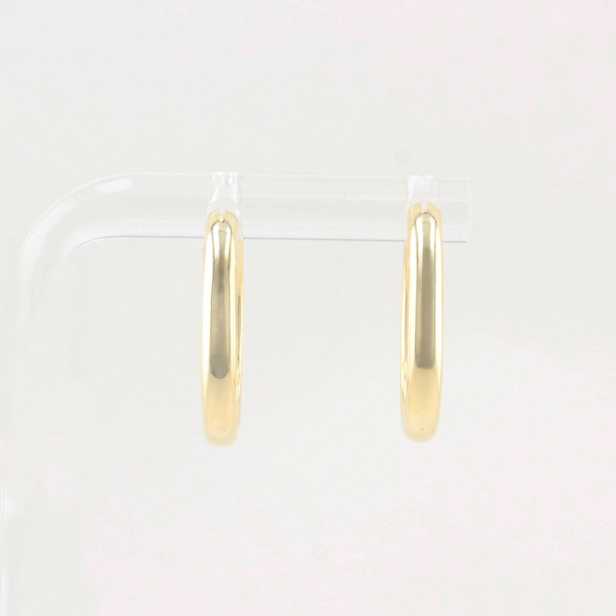 Tiffany &amp; Co Yellow Gold Hoop Earrings