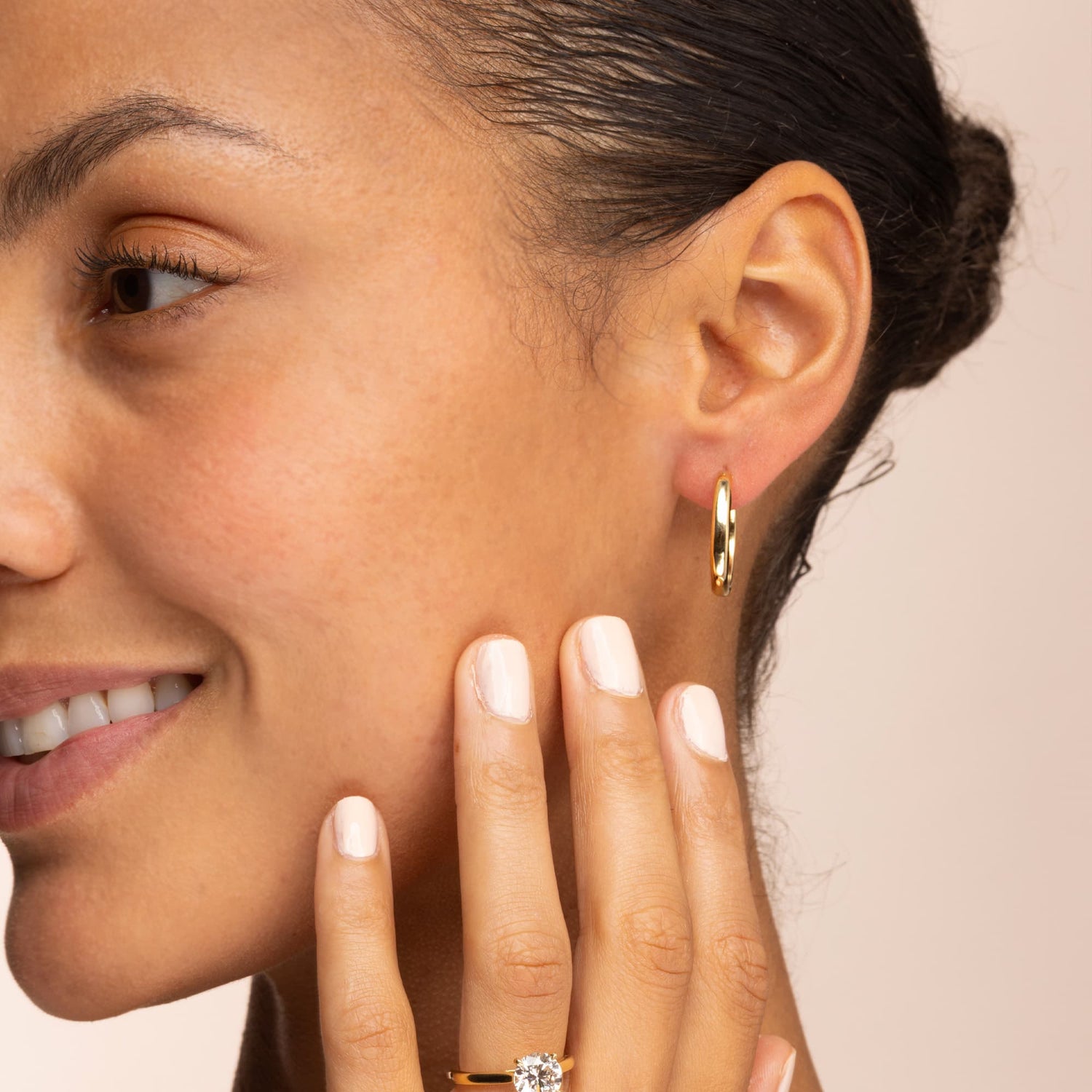 Tiffany &amp; Co Yellow Gold Hoop Earrings