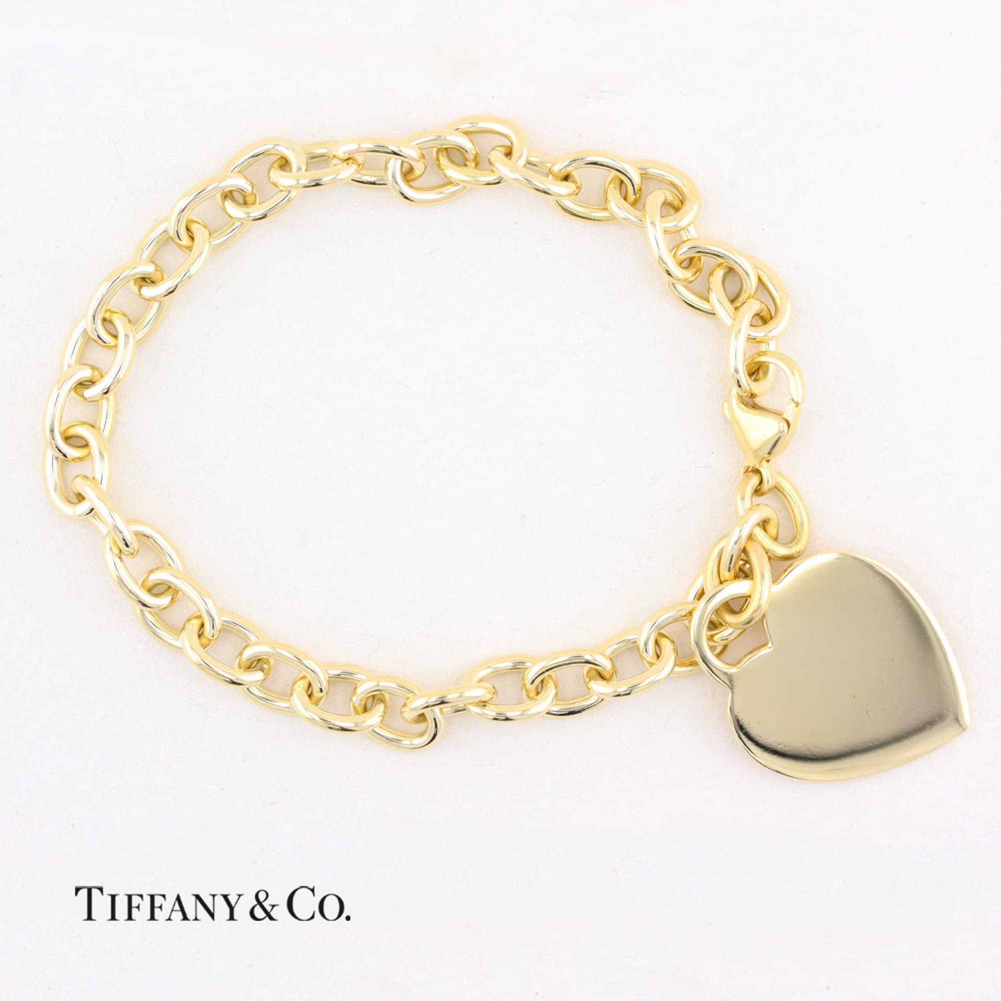 Tiffany &amp; Co. Heart Tag Charm Bracelet