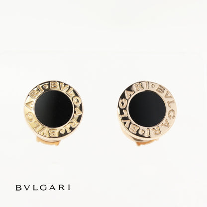 Bulgari Rose Gold and Onyx Earrings