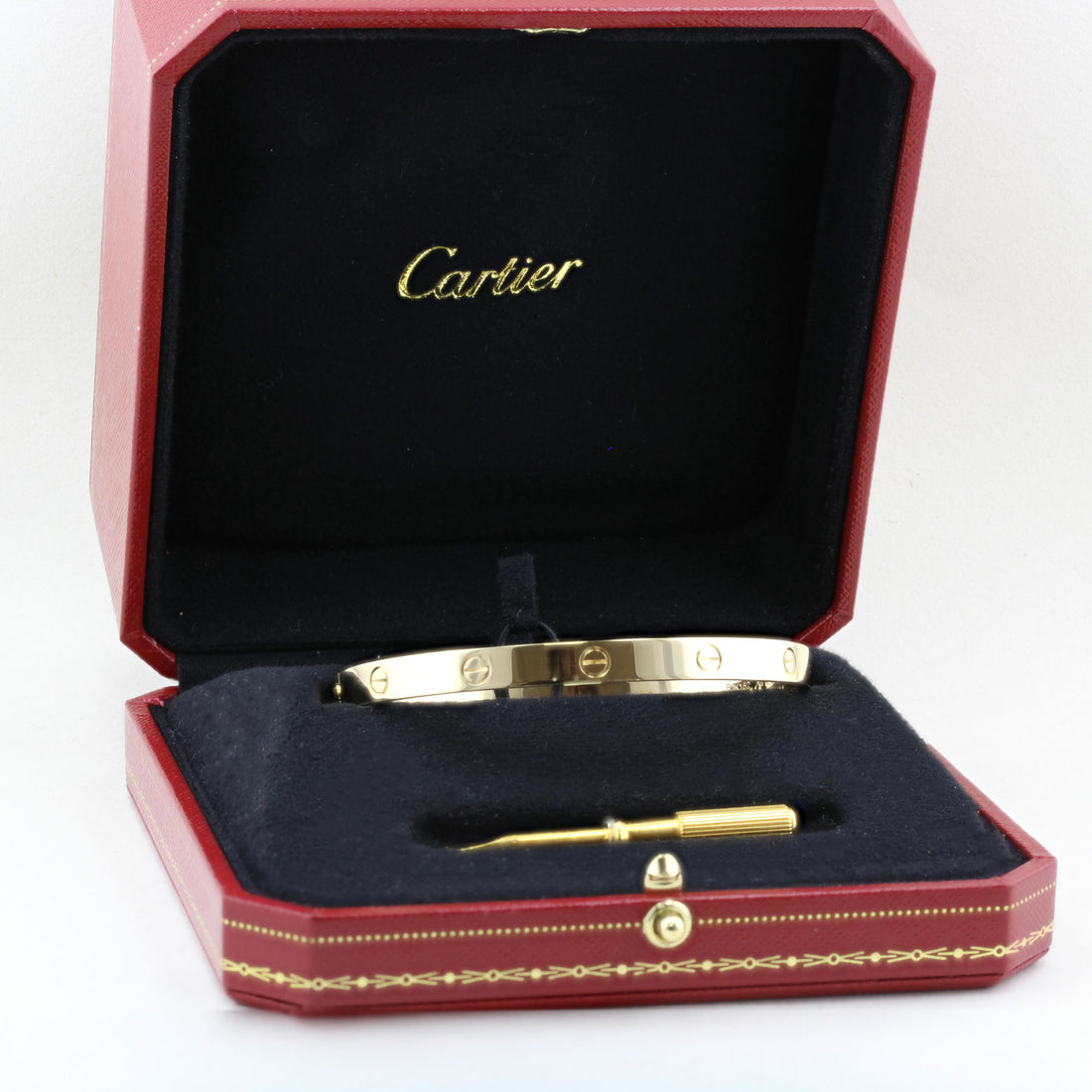 Cartier Classic Yellow Gold Love Bracelet - Size 20