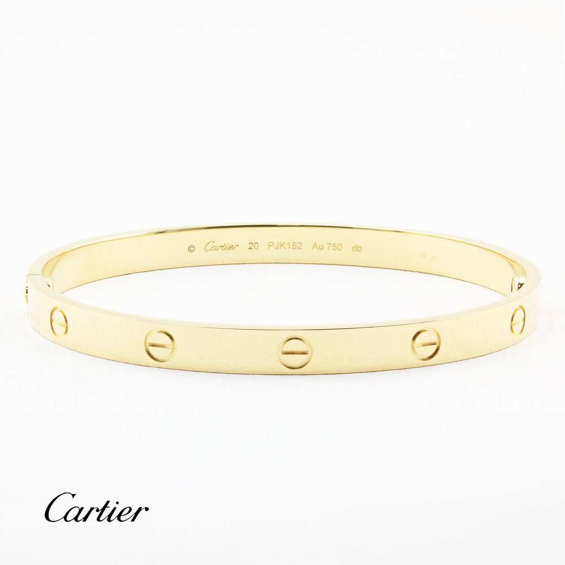 Cartier Classic Yellow Gold Love Bracelet - Size 20