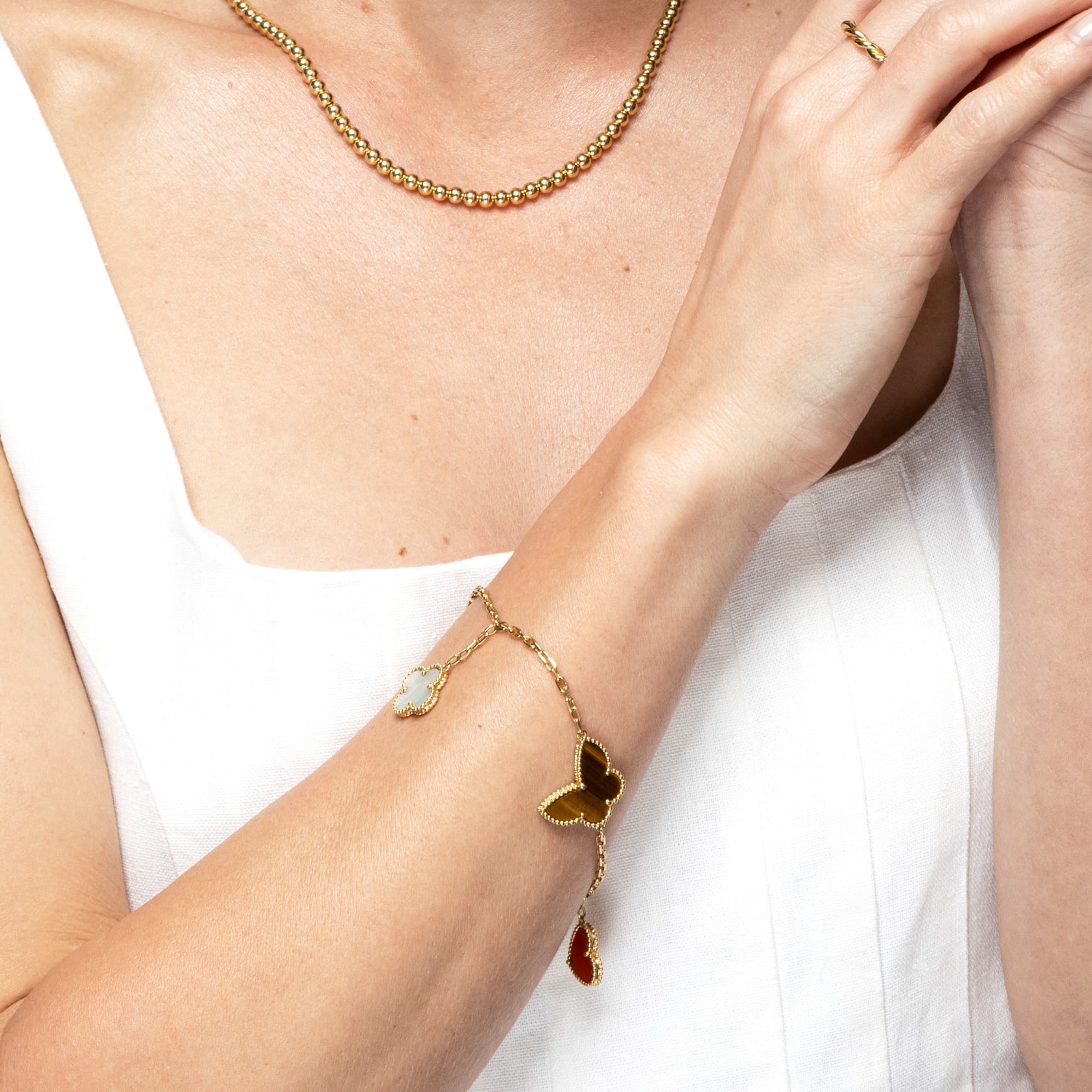 Van Cleef and Arpels Lucky Alhambra Bracelet