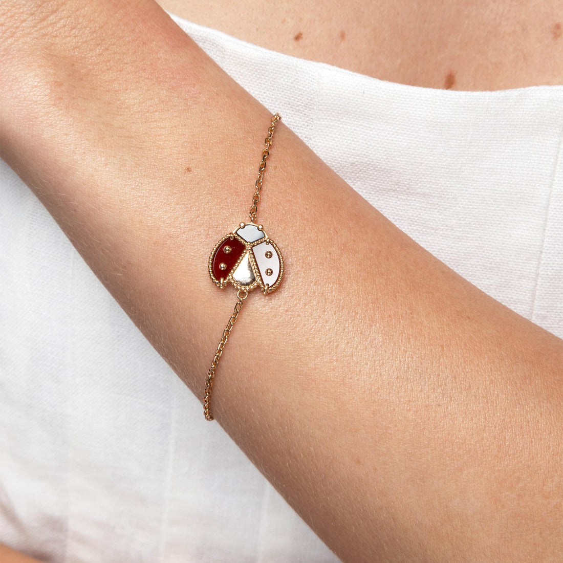 Van Cleef and Arpels Lucky Spring Ladybird Bracelet