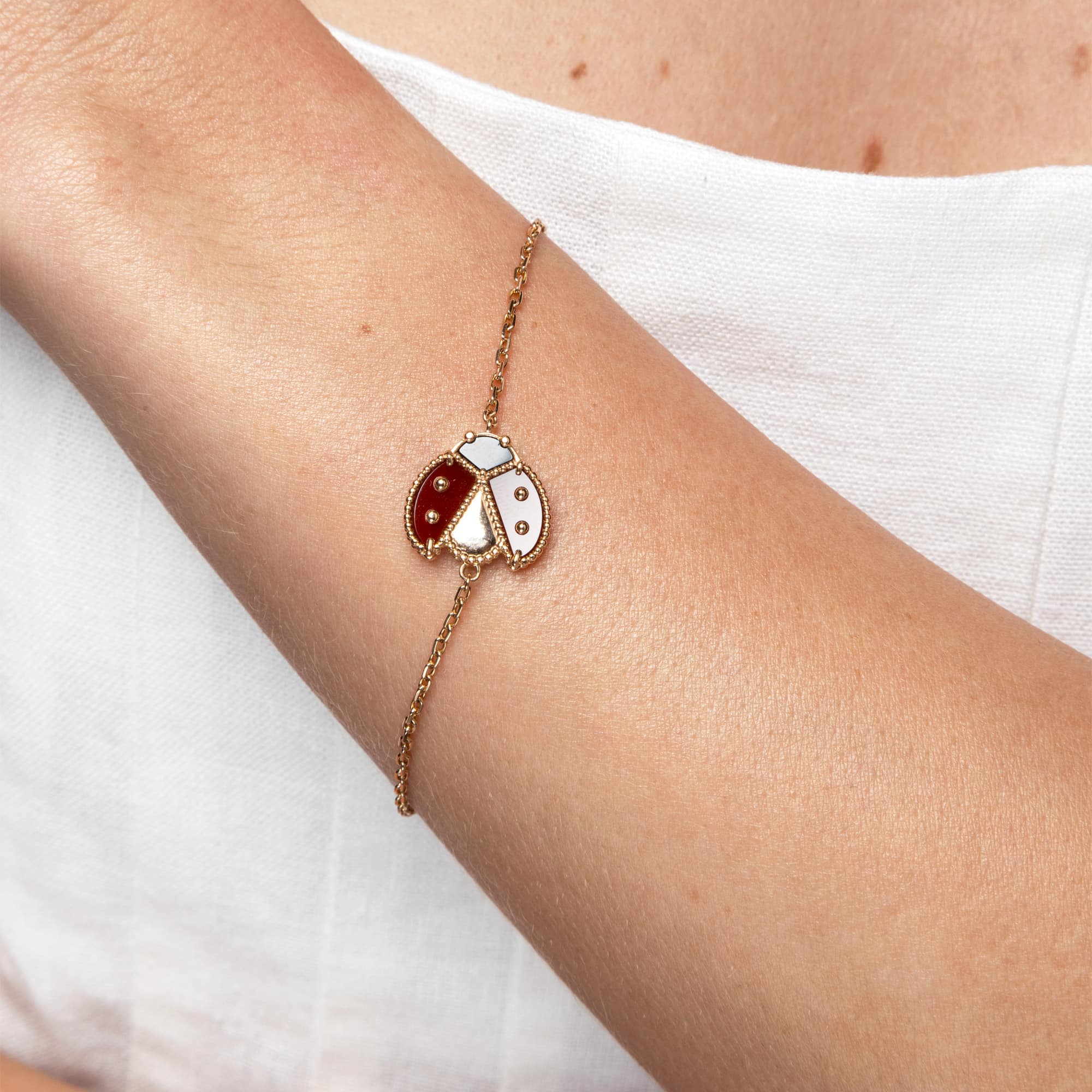 Van Cleef and Arpels Lucky Spring Ladybird Bracelet