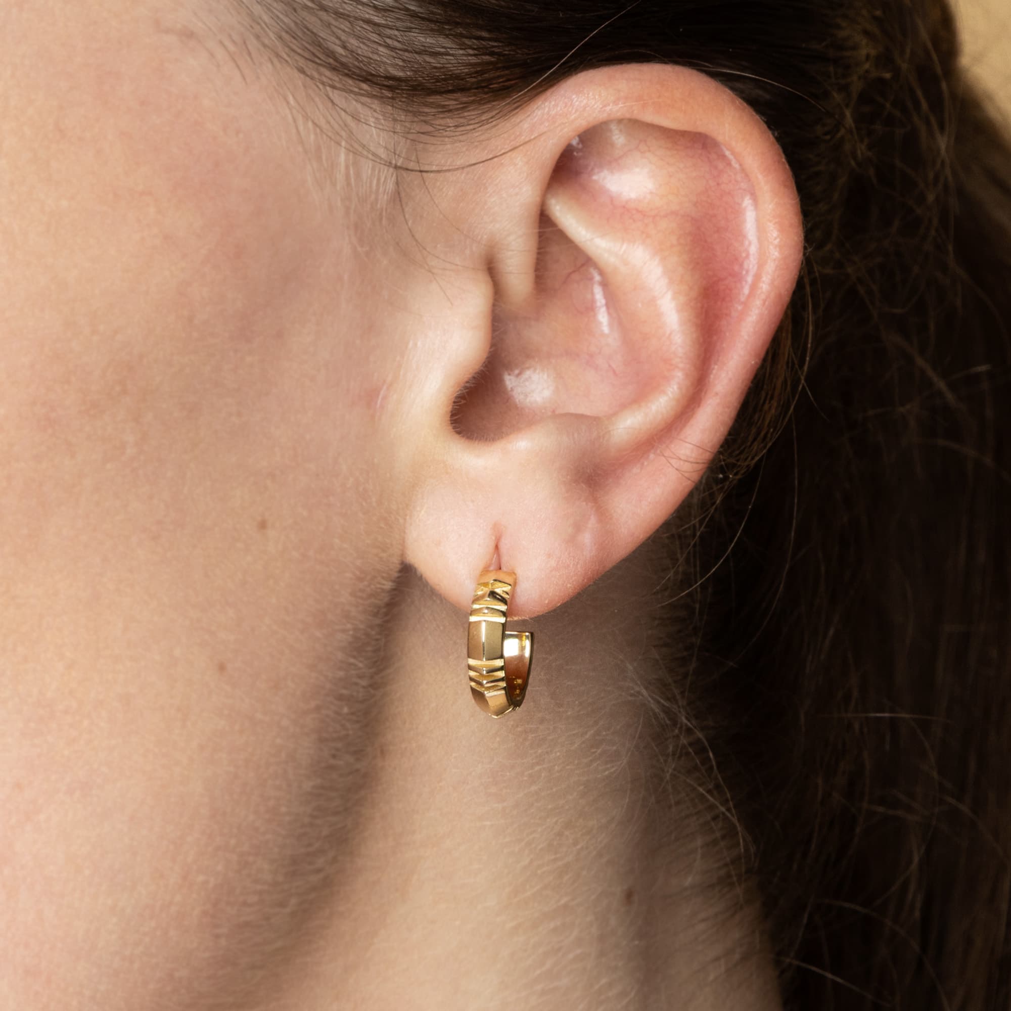 Tiffany &amp; Co. Atlas 18ct Yellow Gold Hoop Earrings