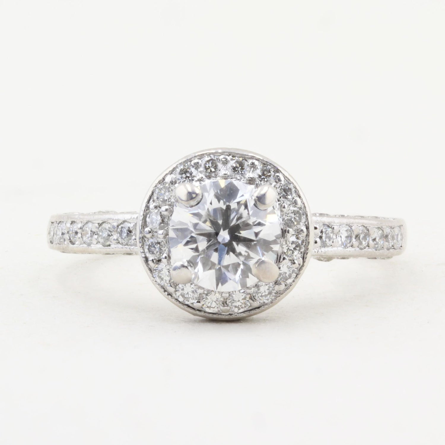 0.90ct Diamond Cluster Ring