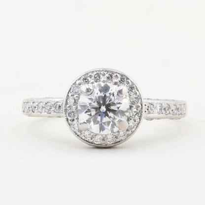 0.90ct Diamond Cluster Ring
