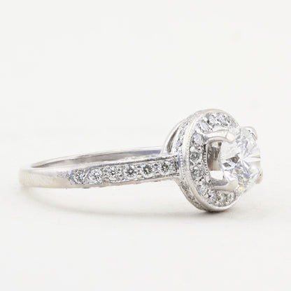 0.90ct Diamond Cluster Ring