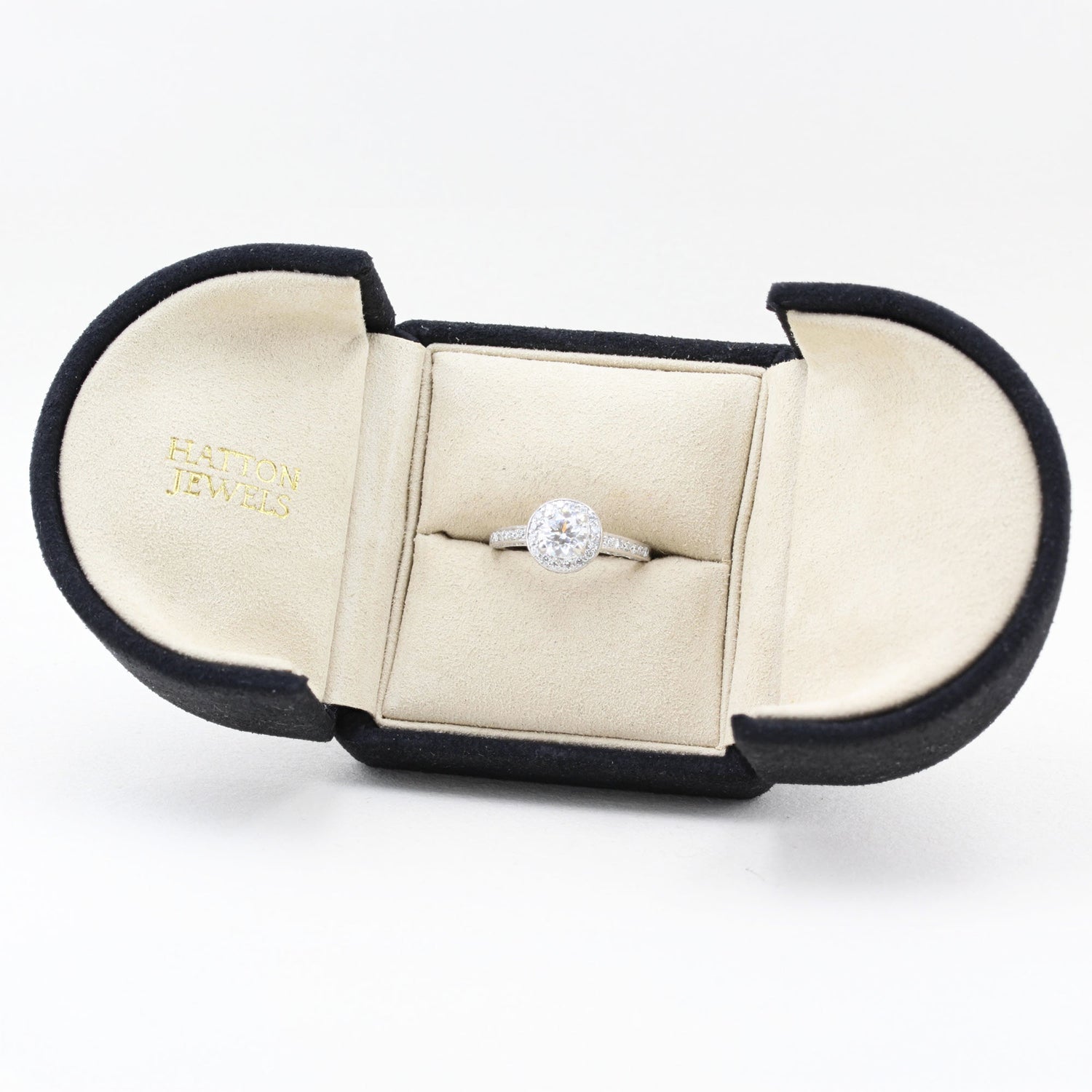 0.90ct Diamond Cluster Ring