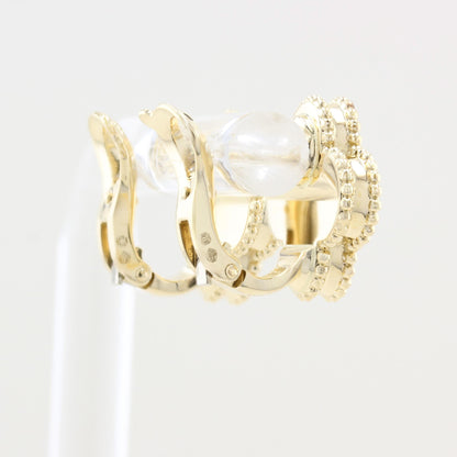 Vintage Van Cleef &amp; Arpels Yellow Gold Alhambra Earrings