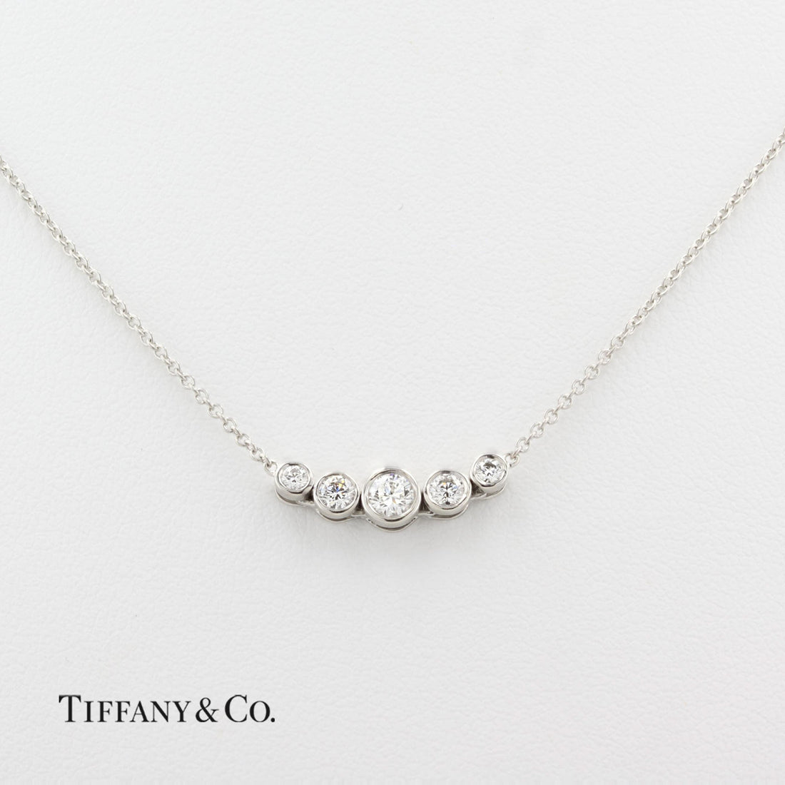 Tiffany &amp; Co. Diamond Graduated Jazz Necklace