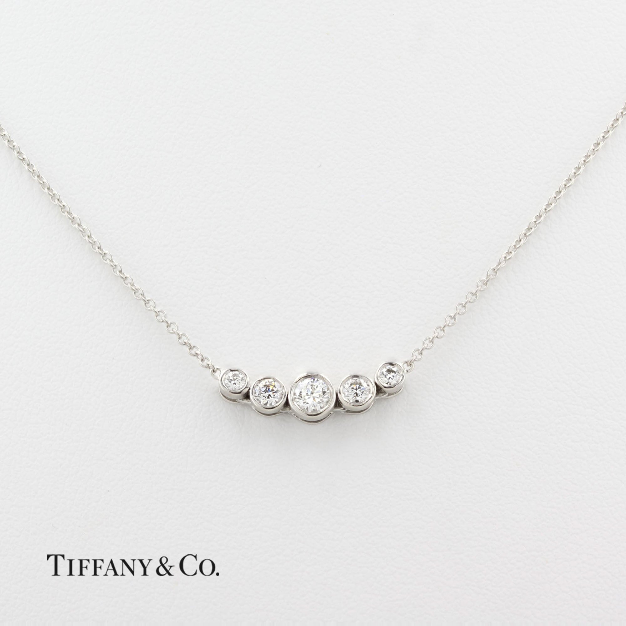 Tiffany &amp; Co. Diamond Graduated Jazz Necklace