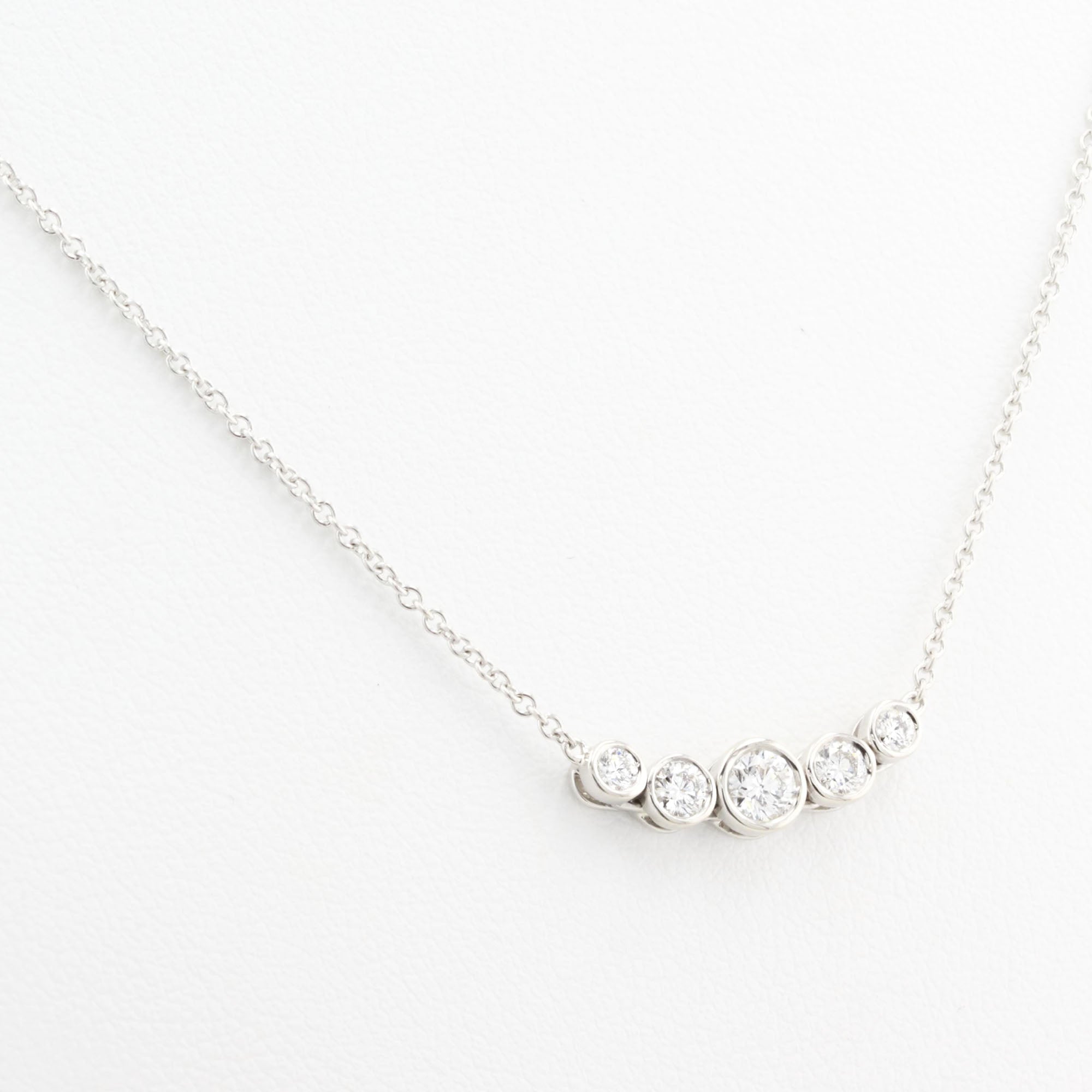 Tiffany &amp; Co. Diamond Graduated Jazz Necklace