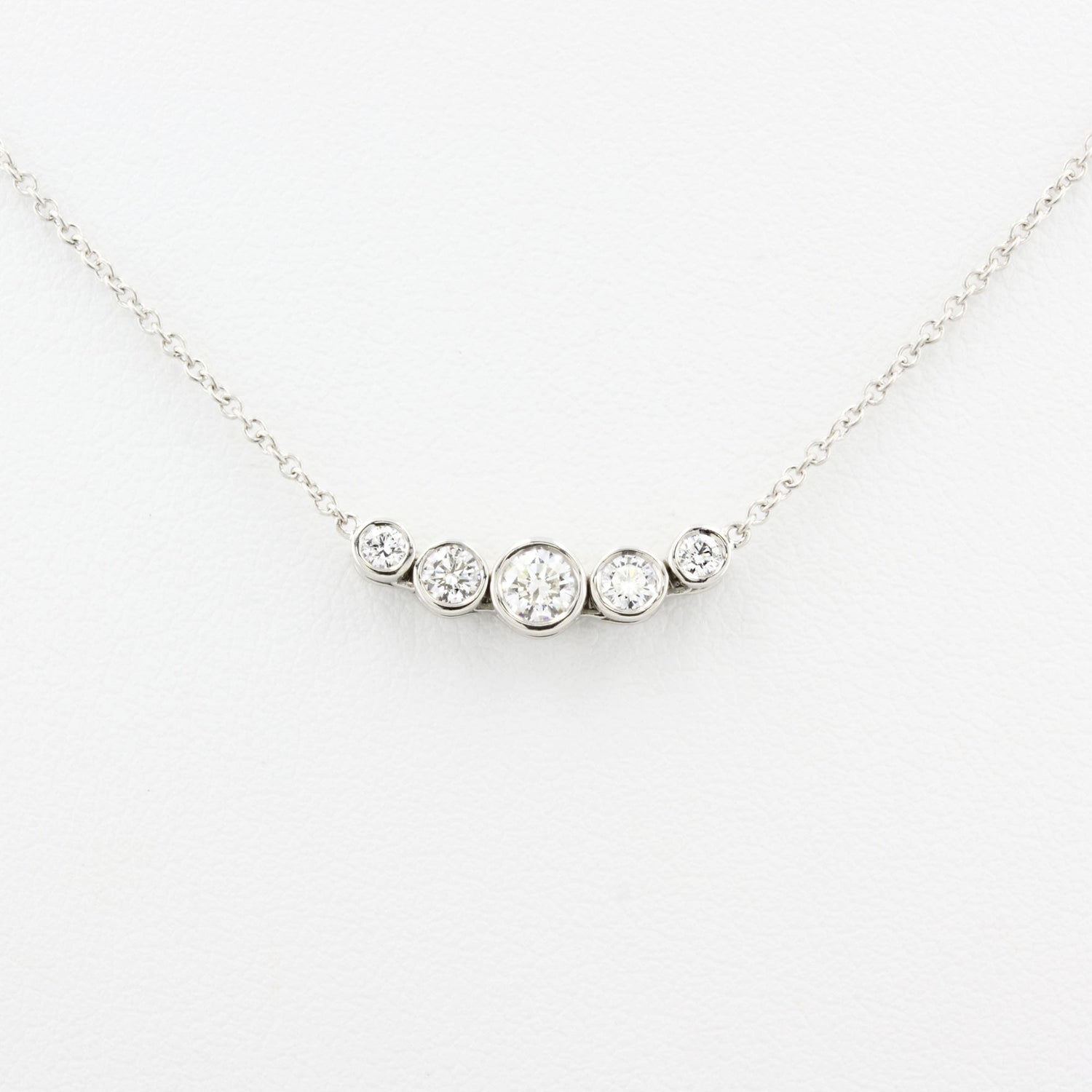 Tiffany &amp; Co. Diamond Graduated Jazz Necklace