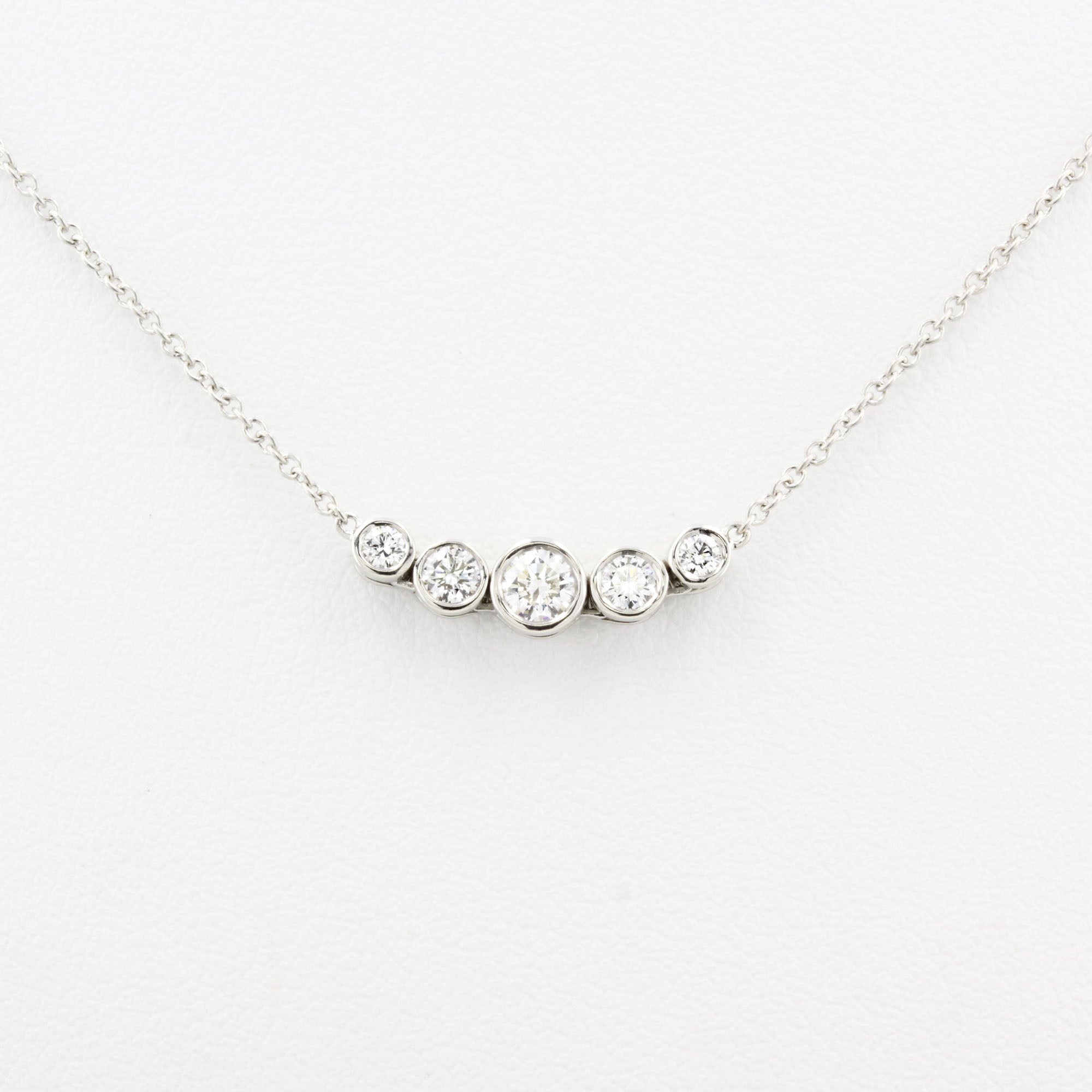 Tiffany &amp; Co. Diamond Graduated Jazz Necklace