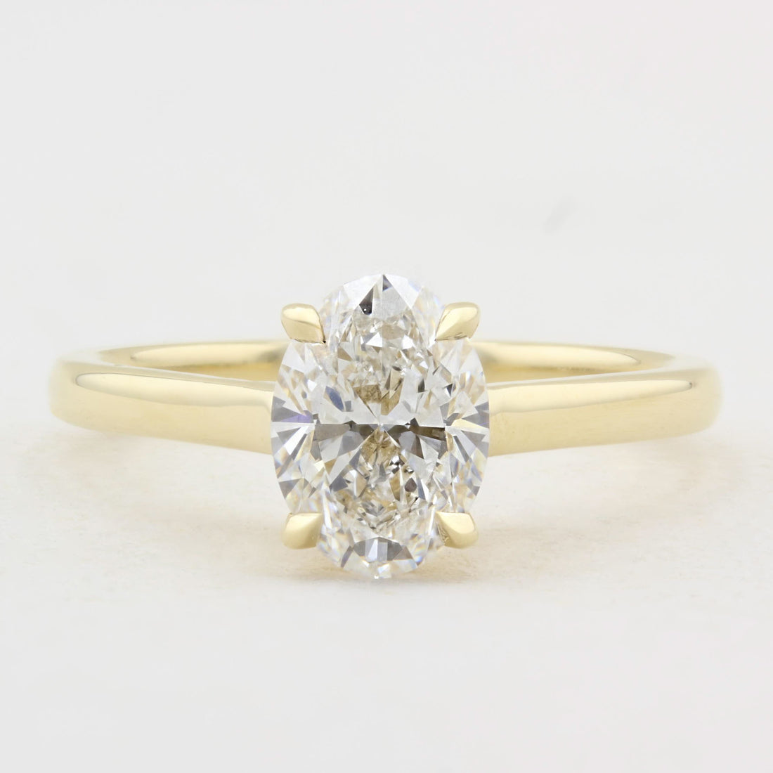 1.01ct Oval Diamond Solitaire Ring
