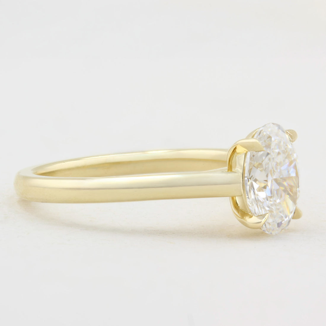 1.01ct Oval Diamond Solitaire Ring